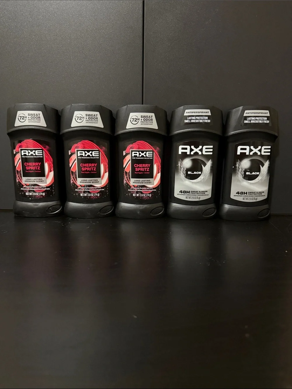 AXE Men’s Deodorant Sticks - Cherry Spritz & Black (5)